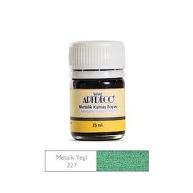 Artdeco Metalik Yeşil 227 25 ml Kumaş Boyası