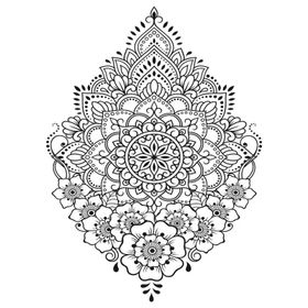 Artdeco Otantik 40x50 cm Kına 2 Desenli Tuval