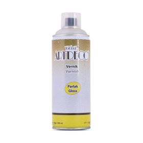 Artdeco Parlak Gloss SuBazlı 400ml Sprey Vernik