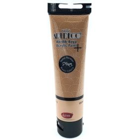 Artdeco Plus Tüp Altın Kahve 482 Metalik 100 ml Akrilik Boya