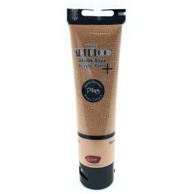 Artdeco Plus Tüp Altın Kahve 482 Metalik 100 ml Akrilik Boya