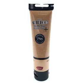 Artdeco Plus Tüp Altın Kahve 482 Metalik 100 ml Akrilik Boya