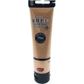 Artdeco Plus Tüp Altın Kahve 482 Metalik 100 ml Akrilik Boya