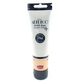 Artdeco Plus Tüp Çinko Beyazı 501 Metalik 100 ml Akrilik Boya