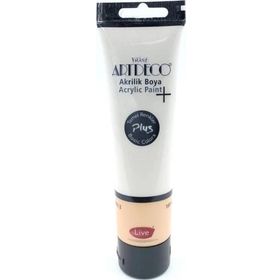 Artdeco Plus Tüp Çinko Beyazı 501 Metalik 100 ml Akrilik Boya