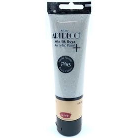 Artdeco Plus Tüp Gri 498 Metalik 100 ml Akrilik Boya