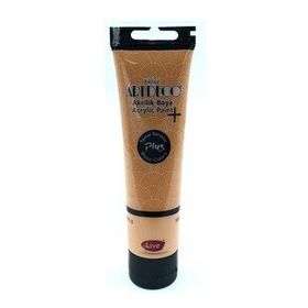 Artdeco Plus Tüp Okre Kahve 484 Metalik 100 ml Akrilik Boya