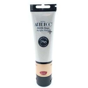 Artdeco Plus Tüp Sıcak Gri 494 Metalik 100 ml Akrilik Boya