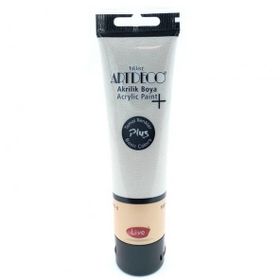 Artdeco Plus Tüp Sıcak Gri 494 Metalik 100 ml Akrilik Boya