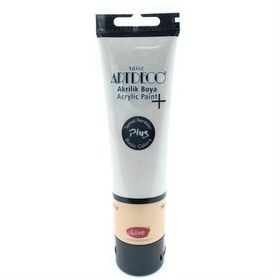 Artdeco Plus Tüp Sıcak Gri 494 Metalik 100 ml Akrilik Boya