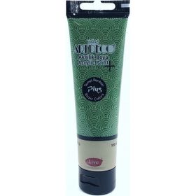 Artdeco Plus Tüp Zeytin Yeşili 470 Metalik 100 ml Akrilik Boya