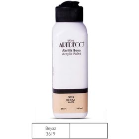 Artdeco Saten 140 ml Beyaz Akrilik Boya