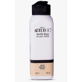 Artdeco Saten 140 ml Beyaz Akrilik Boya