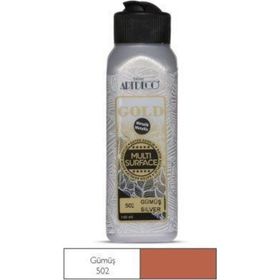 Artdeco Saten 502 Gümüş 140 ml Akrilik Boya