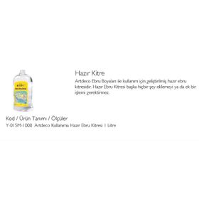 Artdeco Sıvı Medium 1000 ml Hazır Ebru Kitresi