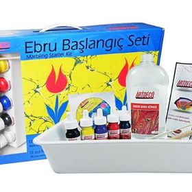 Artdeco Y-016 Es-2 5 Renk Ebru Başlangıç Seti