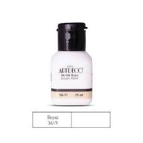 Artdeco Y-070A-3619 Beyaz 25 ml Akrilik Boya