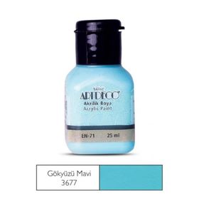 Artdeco Y-070A-3677 25 ml Gök Mavi Akrilik Boya