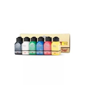 Artdeco Y-070I-AS1 6x75 ml Canlı Renkler Akrilik Boya Seti