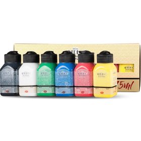 Artdeco Y-070I-AS1 6x75 ml Canlı Renkler Akrilik Boya Seti