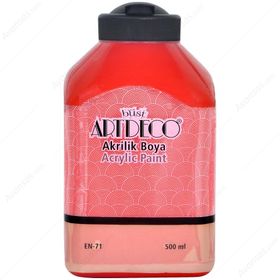 Artdeco Y-070L-3016 Kırmızı 500 ml Akrilik Boya