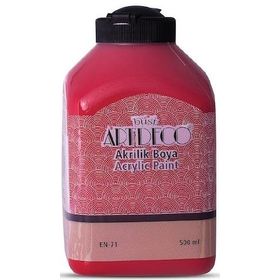 Artdeco Y-070L-3675 500 ml Çilek Kırmızı Akrilik Boya