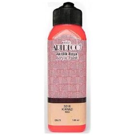 Artdeco Y-070R-3016 Kırmızı 140 ml Akrilik Boya