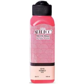 Artdeco Y-070R-3016 Kırmızı 140 ml Akrilik Boya