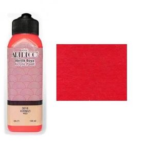 Artdeco Y-070R-3016 Kırmızı 140 ml Akrilik Boya