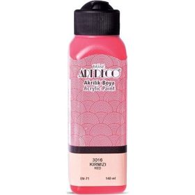 Artdeco Y-070R-3016 Kırmızı 140 ml Akrilik Boya