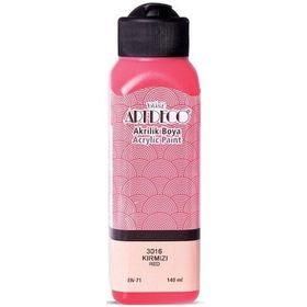 Artdeco Y-070R-3016 Kırmızı 140 ml Akrilik Boya