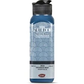 Artdeco Y-070R-3634 140 ml Okyanus Mavi Akrilik Boya