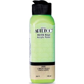 Artdeco Y-070R-3666 140 ml Limon Yeşil Akrilik Boya