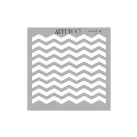 Artdeco Zig Zag 134 30x30 cm Stencil