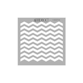Artdeco Zig Zag 134 30x30 cm Stencil