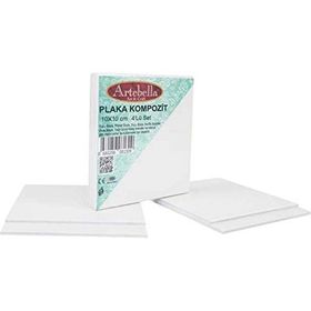 Artebella 10x10 cm 4'lü Set Kompozit Plaka