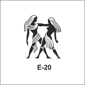 Artebella 10x10 cm E-20 Stencil Şablon