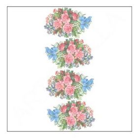 Artebella 10x25 cm 6111K Koyu Zemin Mixart Kolay Transfer