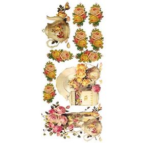 Artebella 10x25 cm 6113V Açık Zemin Mixart Kolay Transfer