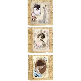 Artebella 10x25 cm 6168V Açık Zemin Mixart Kolay Transfer
