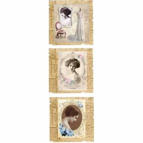 Artebella 10x25 cm 6168V Açık Zemin Mixart Kolay Transfer