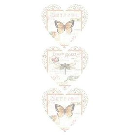 Artebella 10x25 cm Koyu Zemin 6138K Mixart Transfer