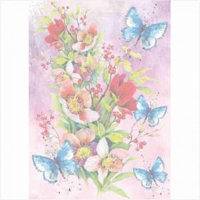 Artebella 1438K Koyu Zemin 23x34 cm Büyük Kolay Transfer