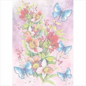 Artebella 1438K Koyu Zemin 23x34 cm Büyük Kolay Transfer