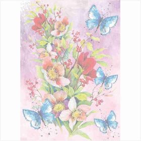 Artebella 1438K Koyu Zemin 23x34 cm Büyük Kolay Transfer
