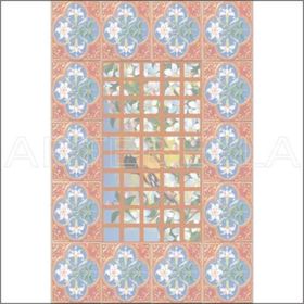 Artebella 1561K Koyu Zemin 23x34 cm Mozaik Kolay Transfer