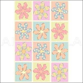 Artebella 1577K Koyu Zemin 23x34 cm Mozaik Kolay Transfer