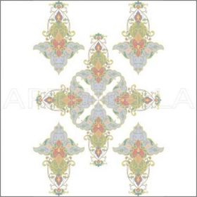 Artebella 1628K Koyu Zemin 35x50 cm Extra Büyük Kolay Transfer