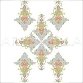 Artebella 1628K Koyu Zemin 35x50 cm Extra Büyük Kolay Transfer