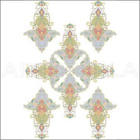 Artebella 1628K Koyu Zemin 35x50 cm Extra Büyük Kolay Transfer